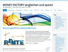 Tablet Screenshot of money-factory.de